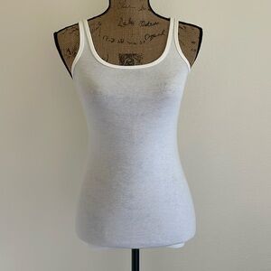 basic white tank top